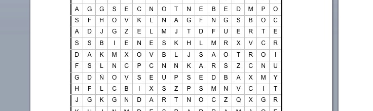 PASATIEMPOS RELIGIOSOS - SOPA DE LETRAS de los sí , y de los no seguidores de  Él