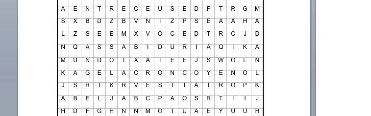 PASATIEMPOS RELIGIOSOS - SOPA DE LETRAS FÁCIL de la Sabiduría de Dios