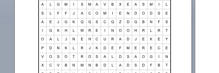 PASATIEMPOS RELIGIOSOS - SOPA DE LETRAS FÁCIL de los consejos