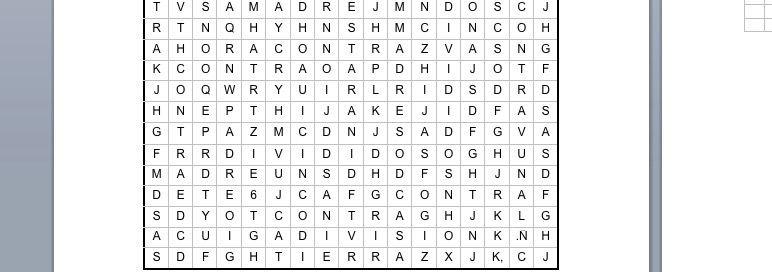PASATIEMPOS RELIGIOSOS - SOPA DE LETRAS FÁCIL de la división