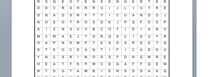 PASATIEMPOS RELIGIOSOS - SOPA DE LETRAS del Padrenuestro