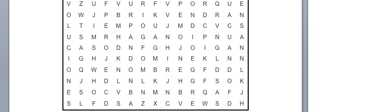 PASATIEMPOS RELIGIOSOS – SOPA DELETRAS FÁCIL  de lo que sucederá