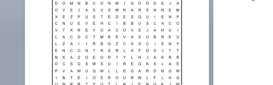 PASATIEMPOS RELIGIOSOS - SOPA DE LETRAS FÁCIL de la oveja perdida