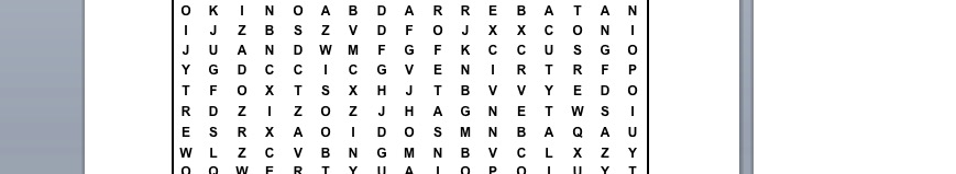 PASATIEMPOS RELIGIOSOS - SOPA DE LETRAS de Juan el Bautista