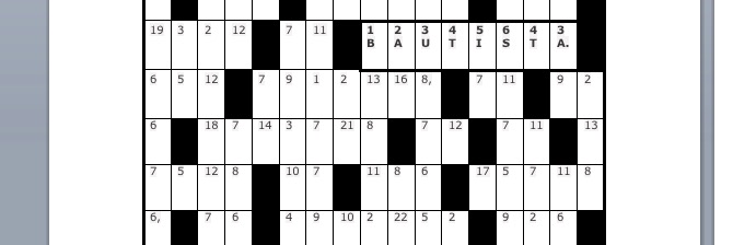 cada cifra tiene su letra