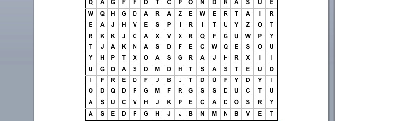 PASATIEMPOS RELIGIOSOS – SOPA DE LETRAS de José