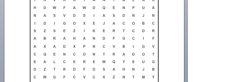 PASATIEMPOS RELIGIOSOS - SOPA DE LETRAS FÁCIL de la admiración de Jesús