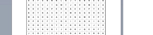 PASATIEMPOS RELIGIOSOS – SOPA DE LEGRAS del Ángel y María