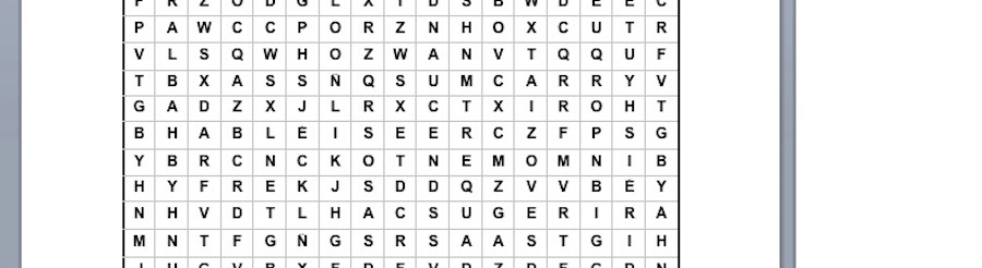 PASATIEMPOS RELIGIOSOS - SOPA DE LETRAS del Espíritu