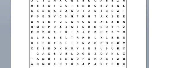 PASATIEMPOS RELIGIOSOS - SOPA DE LETRAS FÁCIL del sepulcro vacío