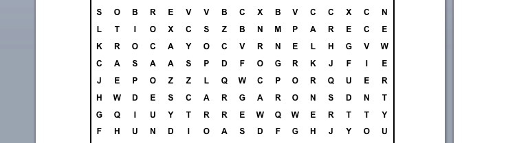 PASATIEMPOS RELIGIOSOS - SOPA DE LETRAS FÁCiL del hombre prudente