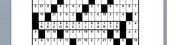 PASATIEMPOS RELIGIOSOS - CLAVE CIFRADA  de la ofrenda