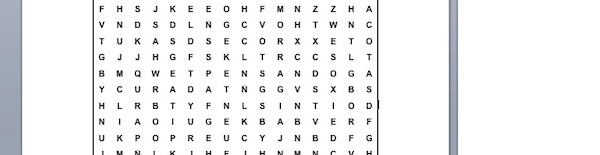 PASATIEMPOS RELIGIOSOS - SOPA DE LETRAS de la hemorroísa