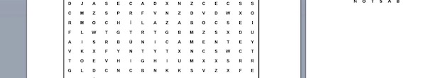 PASATIEMPOS RELIGIOSOS - SOPA DE LETRAS del envío a los Doce