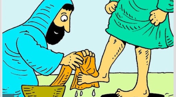 PASATIEMPOS RELIGIOSOS – SOPA DE LETRAS del lavatorio de Jesús a los pies de sus discípulos